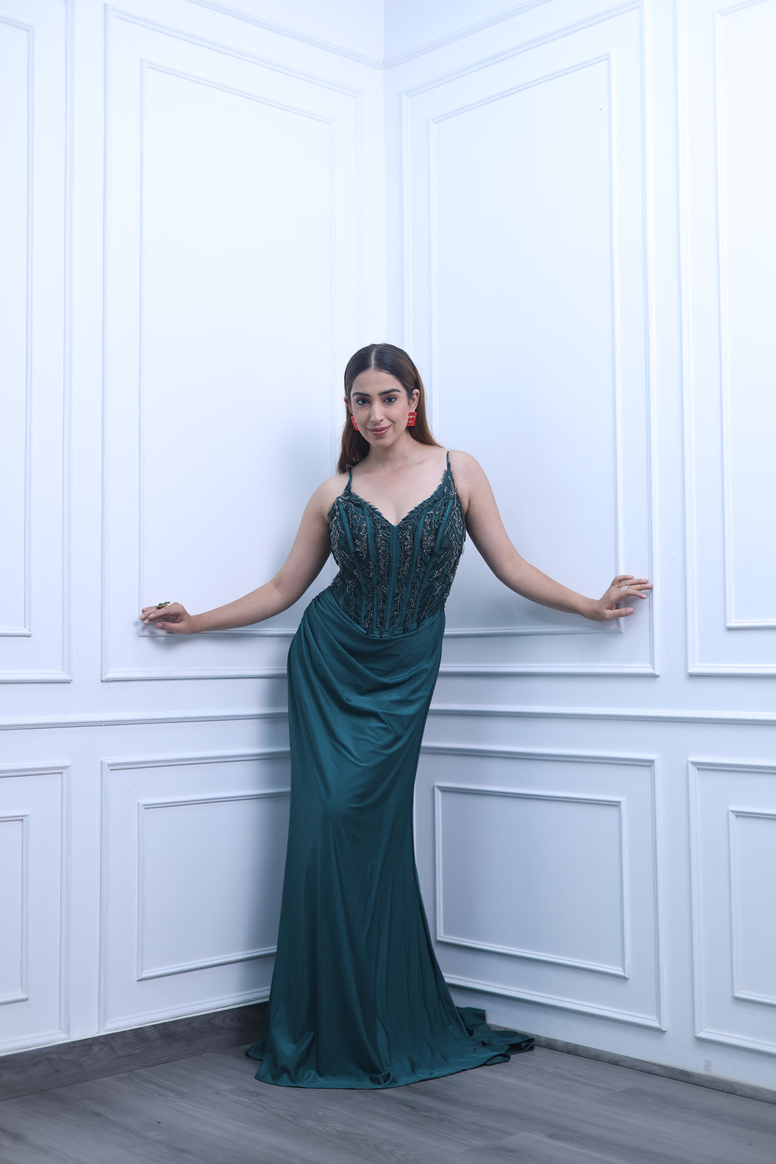 Royal Jade Mermaid Gown