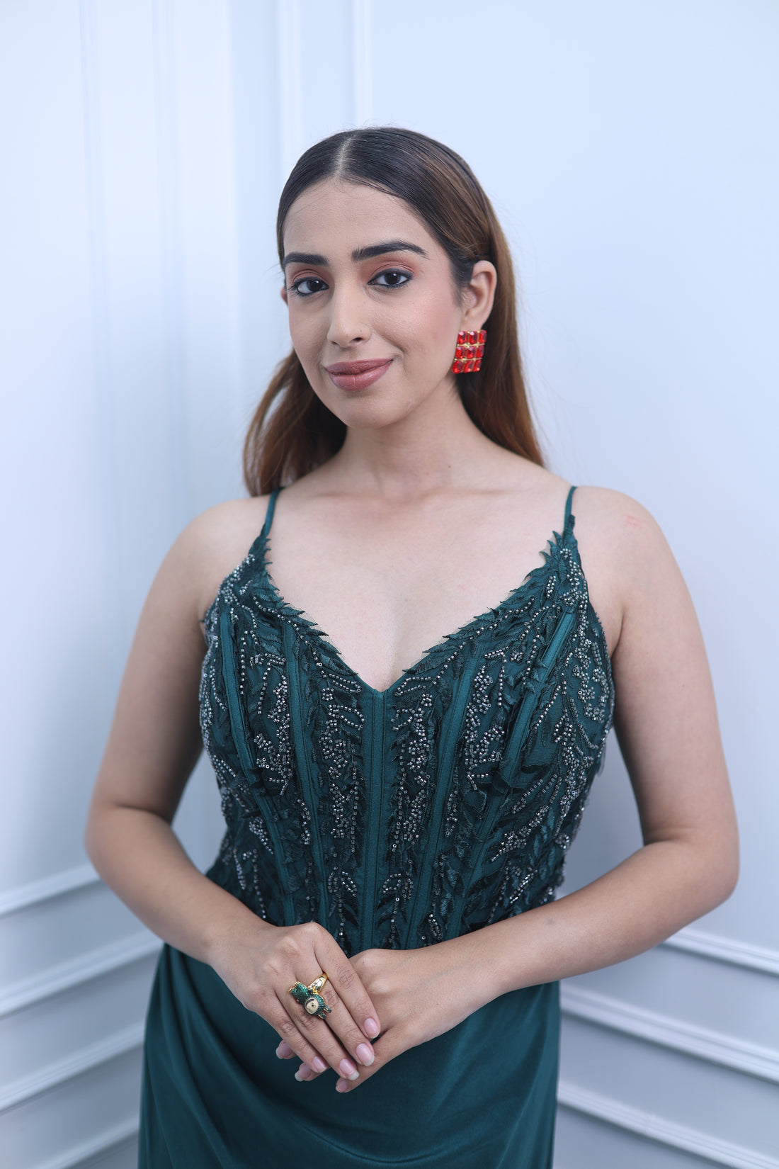 Royal Jade Mermaid Gown