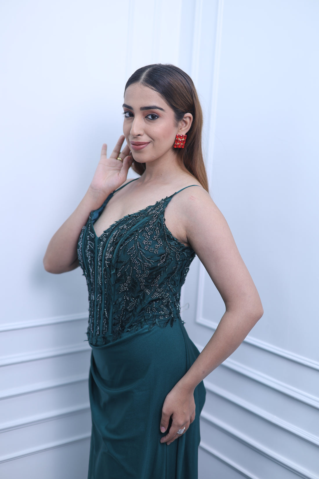 Royal Jade Mermaid Gown