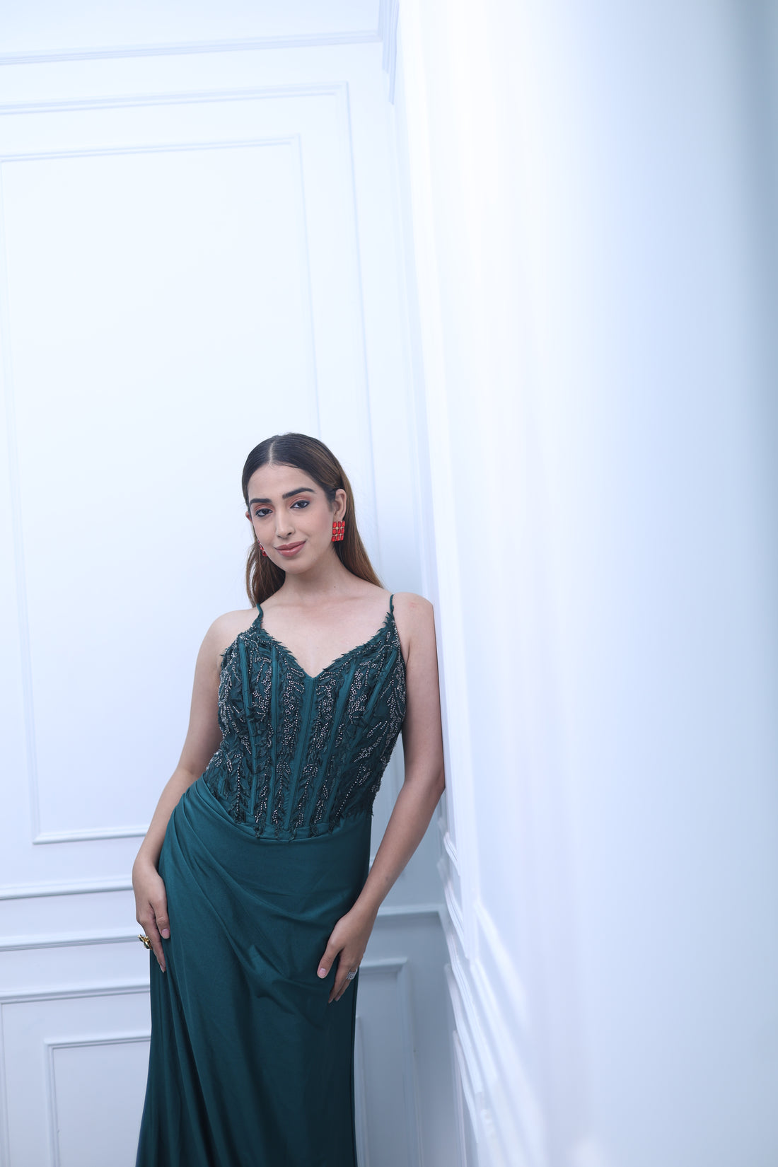 Royal Jade Mermaid Gown