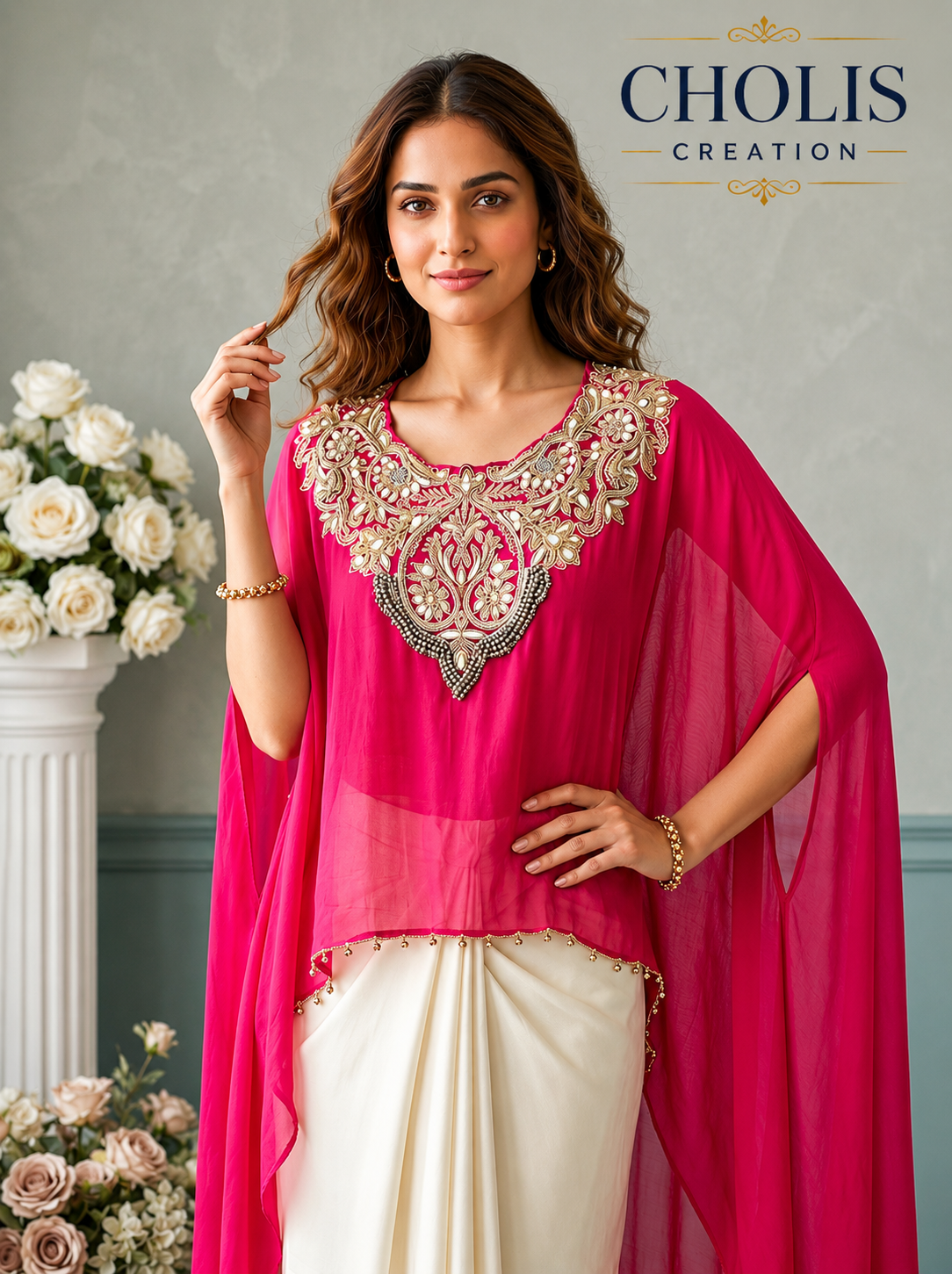 Pink Opulence Drape Co-ord