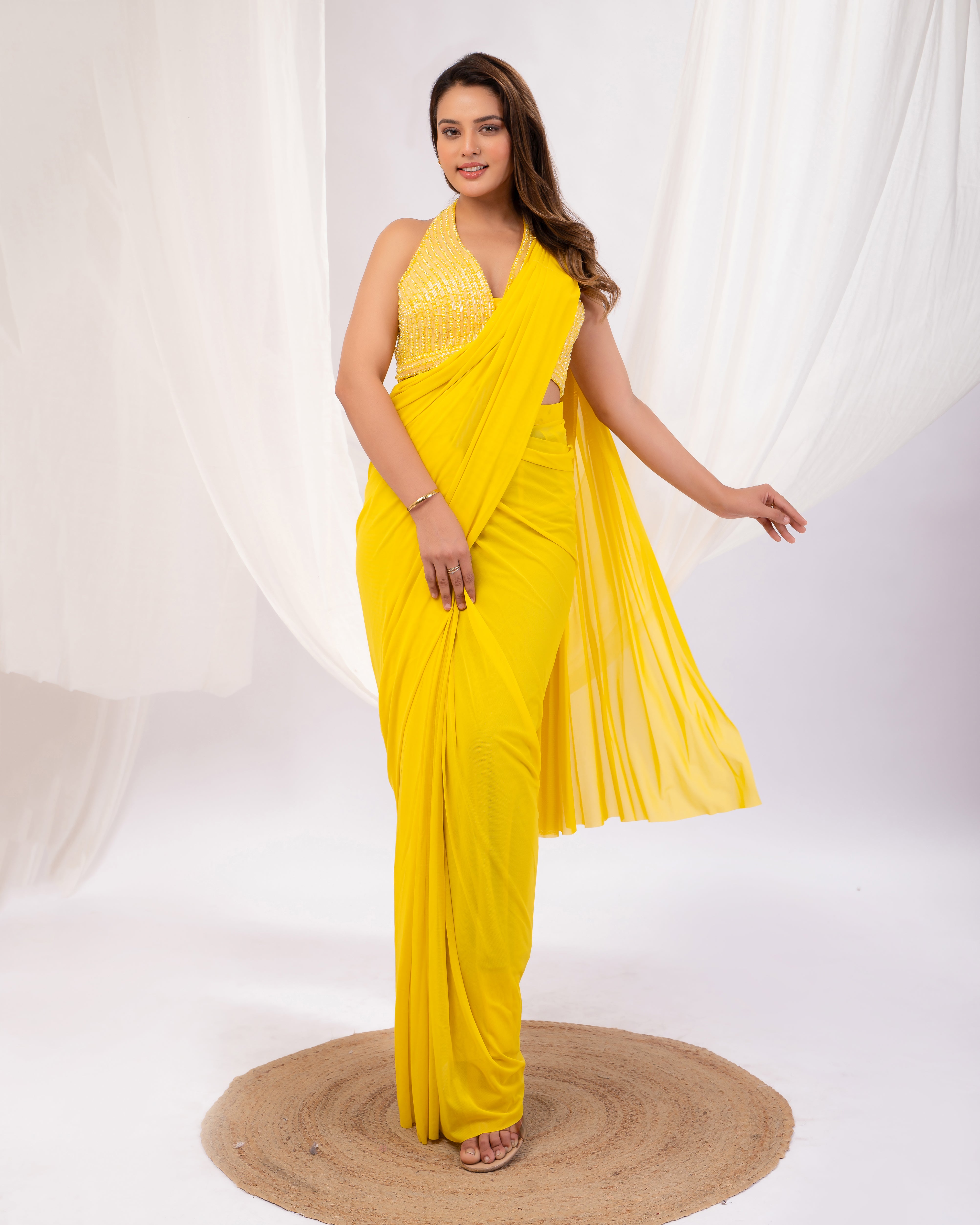 Golden hour muse- Satrangi Collection