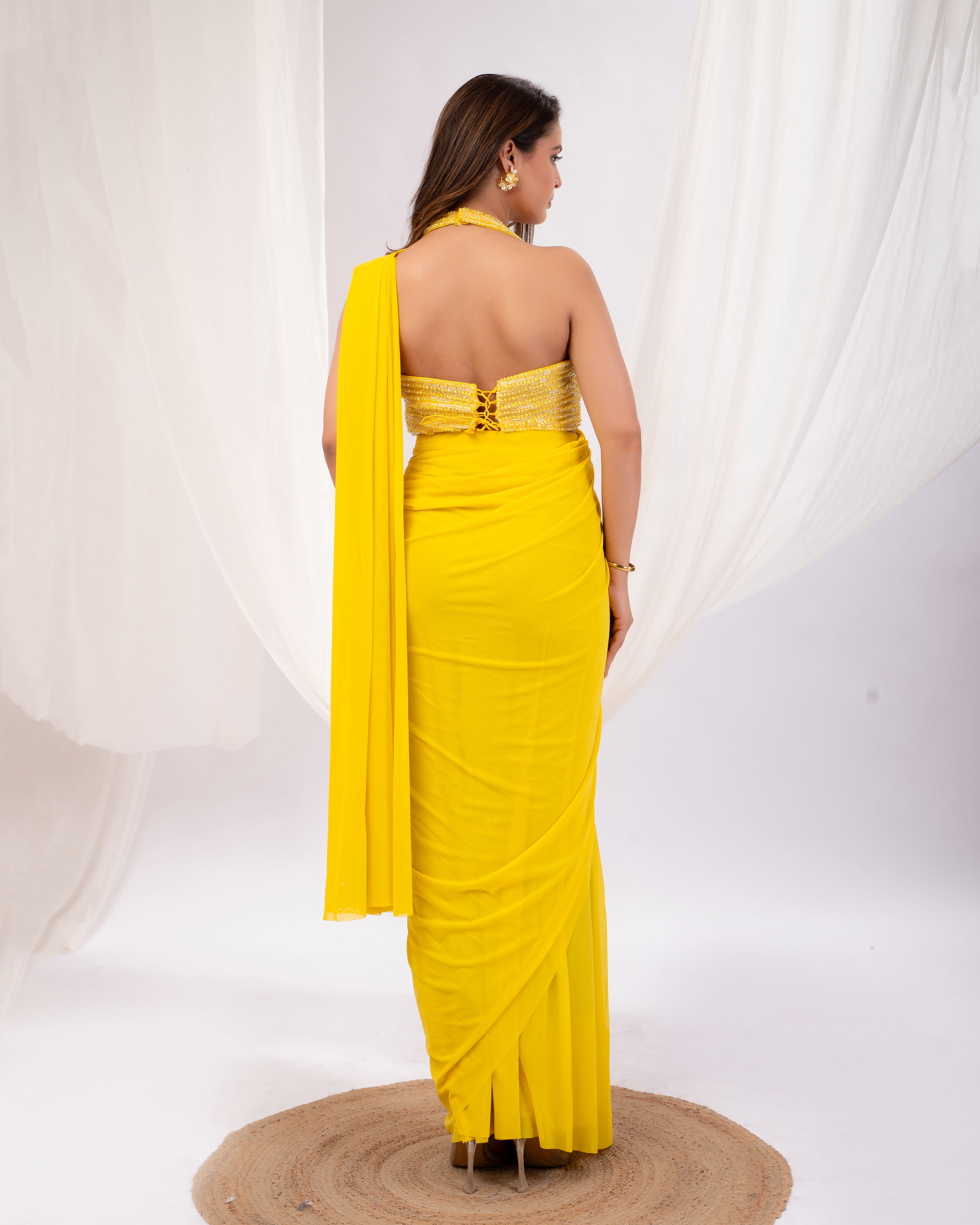 Golden hour muse- Satrangi Collection