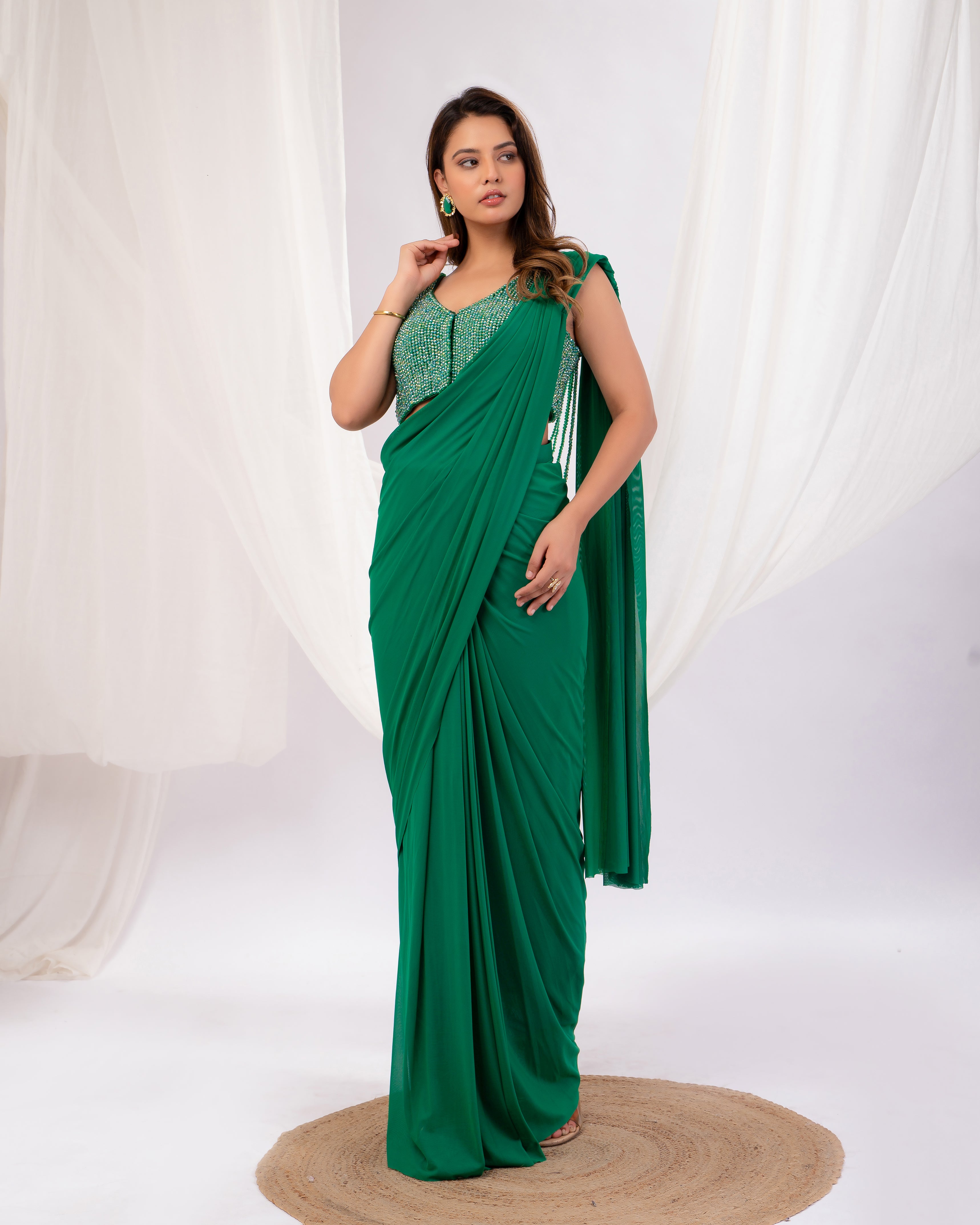 Emerald lush- Satrangi Collection