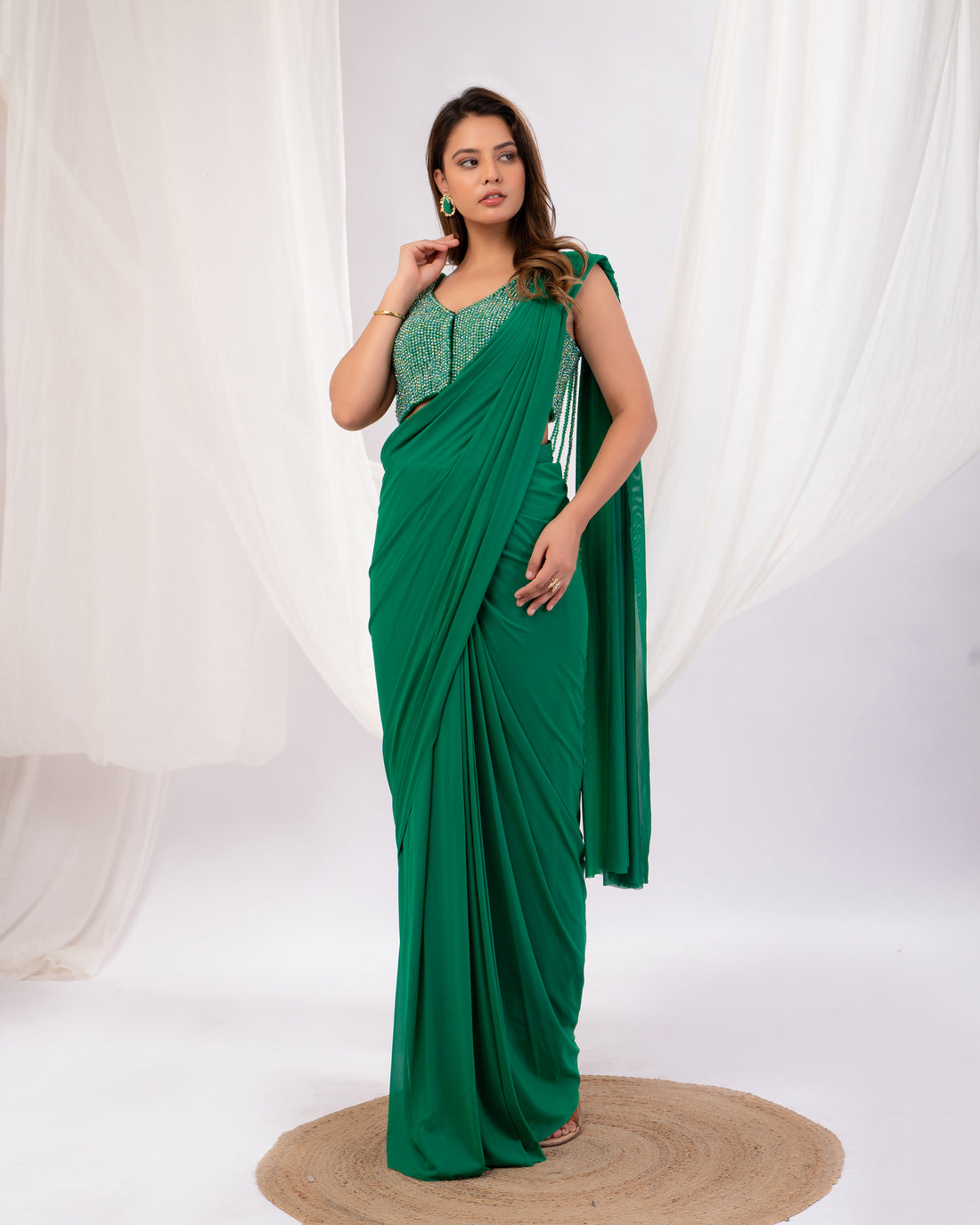 Emerald lush- Satrangi Collection