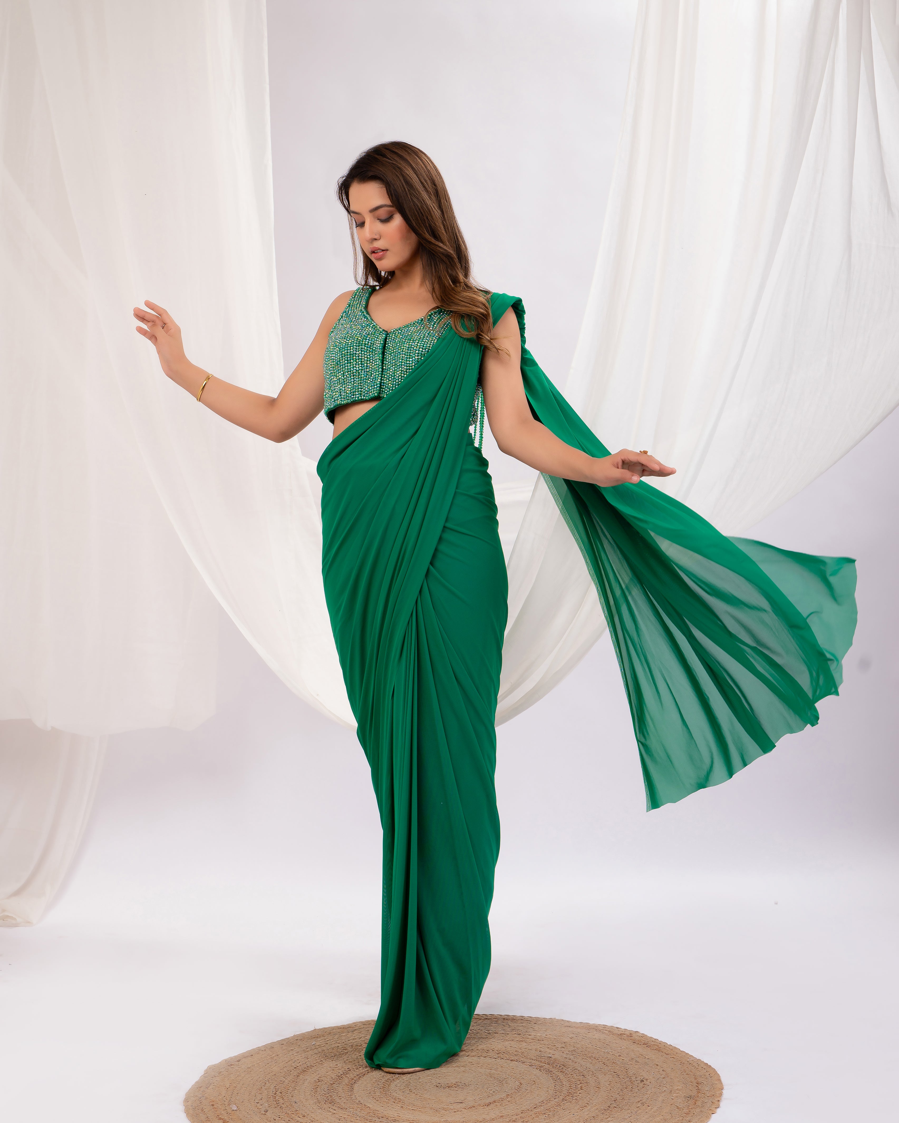 Emerald lush- Satrangi Collection