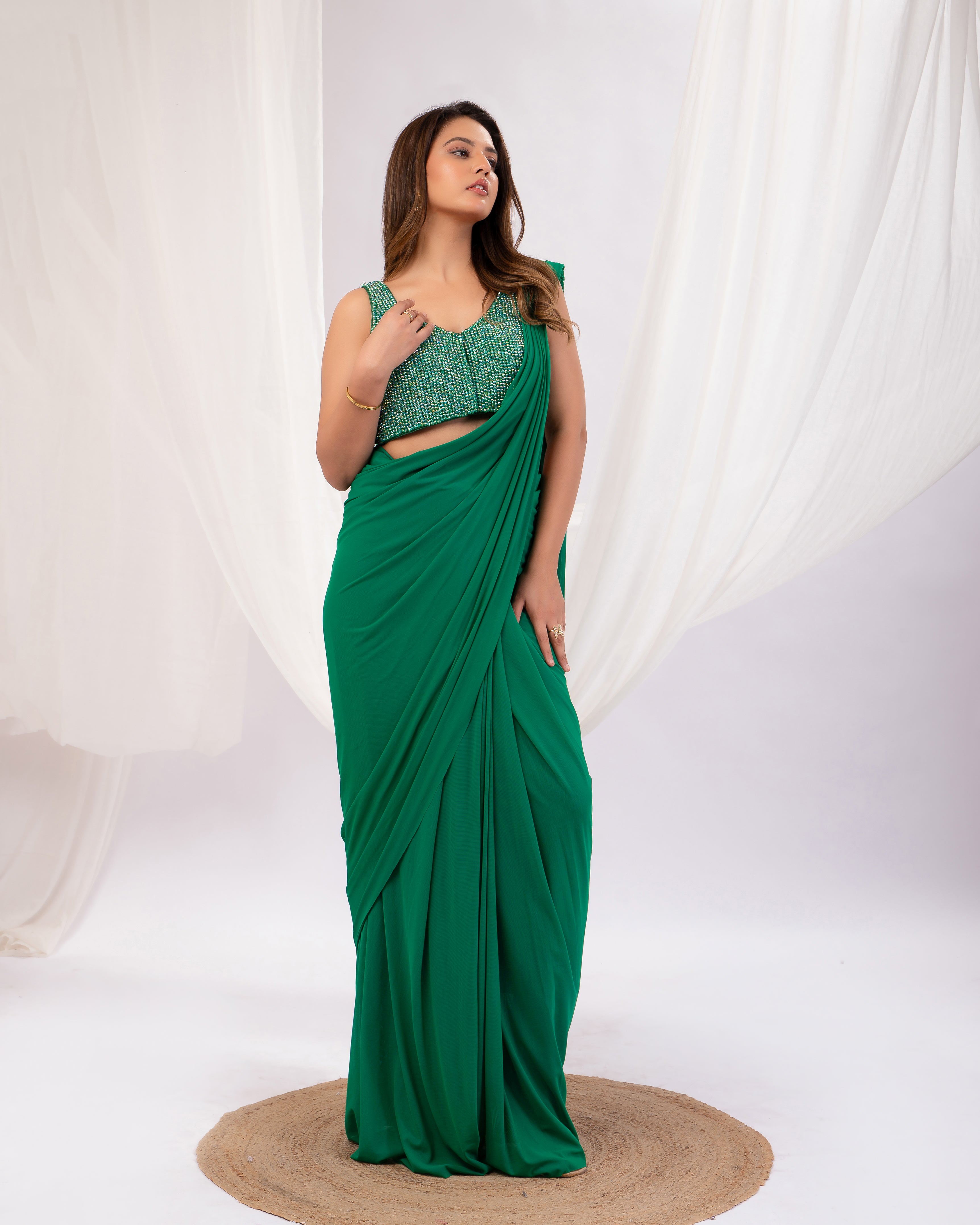 Emerald lush- Satrangi Collection