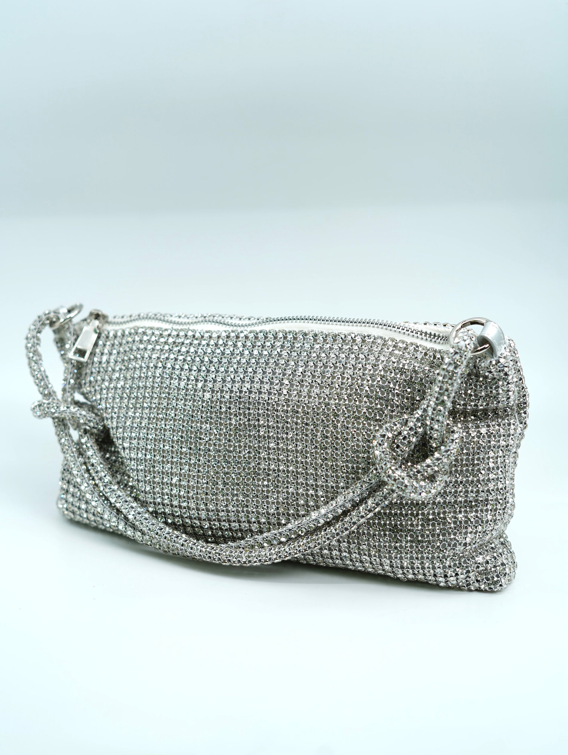 Dual Knot Handle Shoulder Bag
