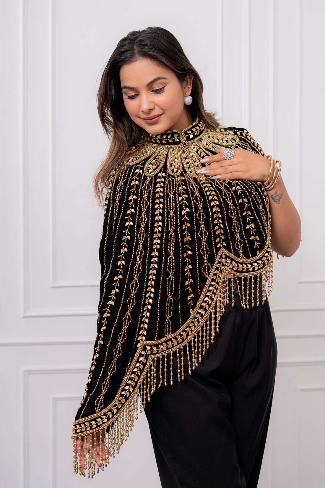 Butterfly Golden Cape