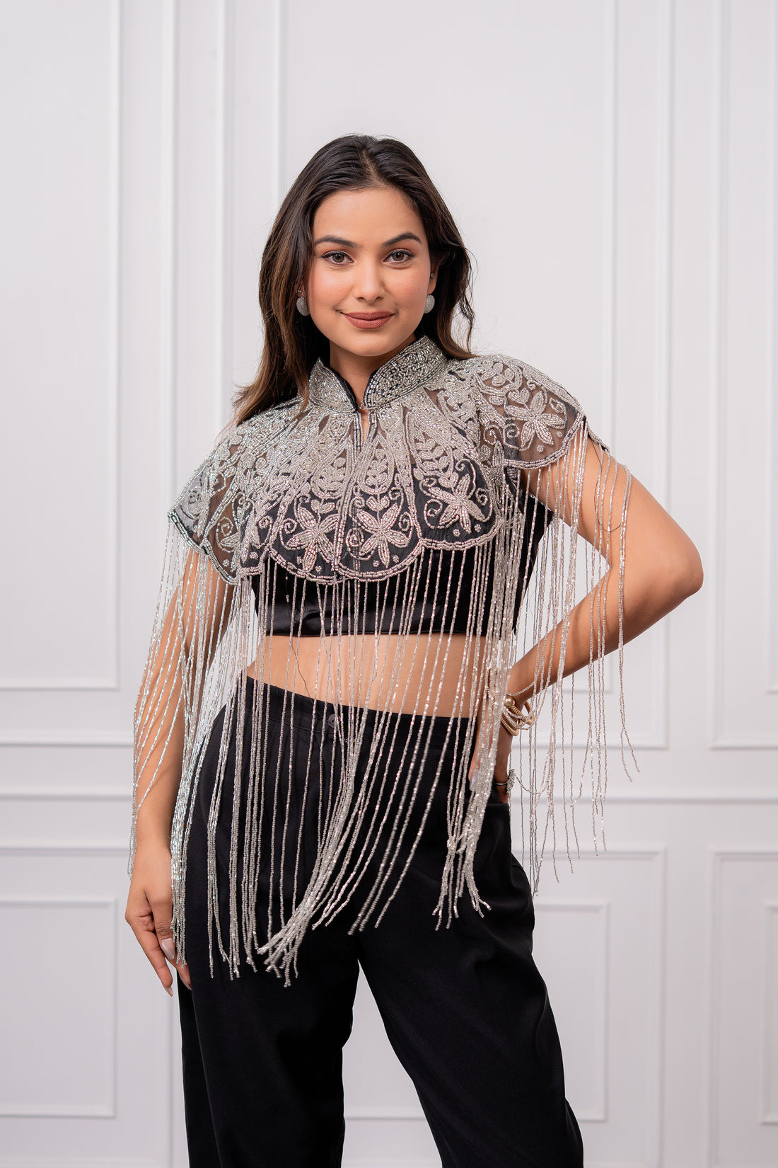 Silver Mirage Tubelight Cape