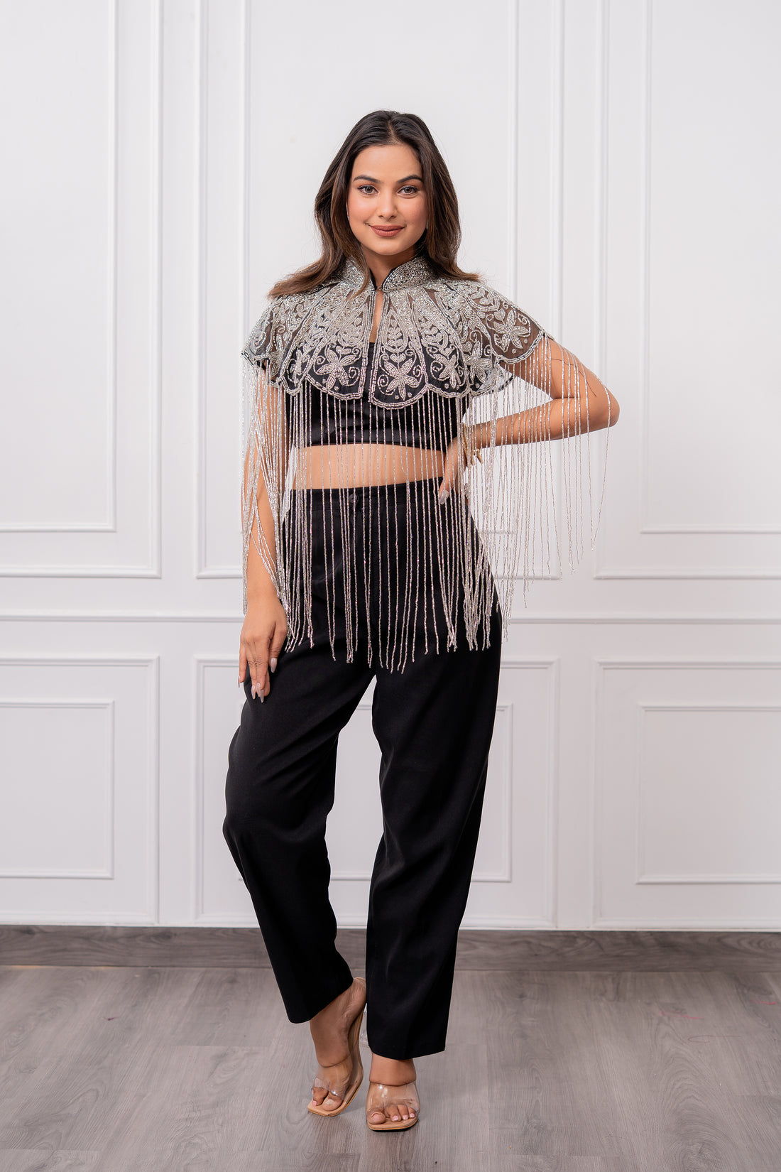 Silver Mirage Tubelight Cape