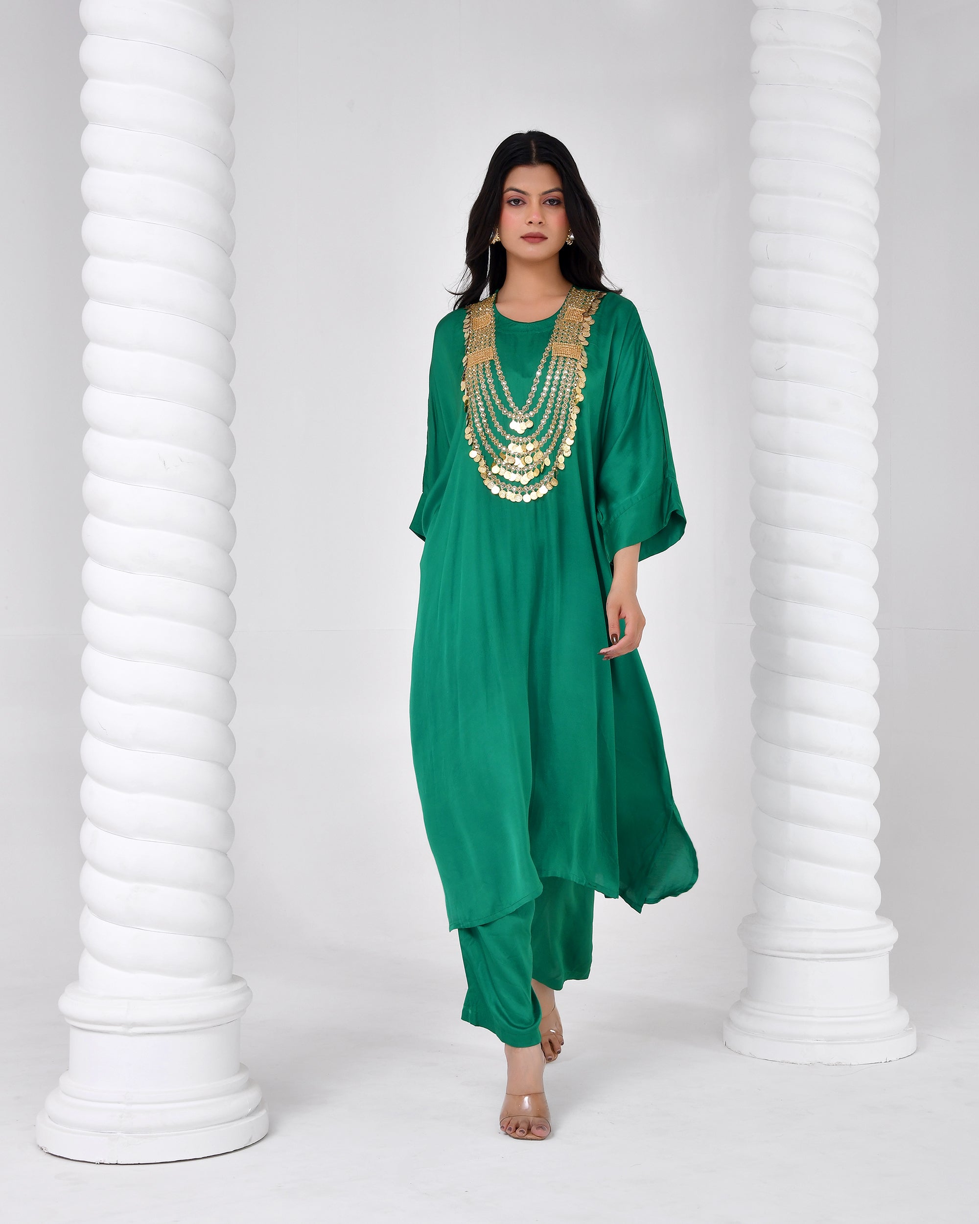 Emerald Noor Kaftan Set