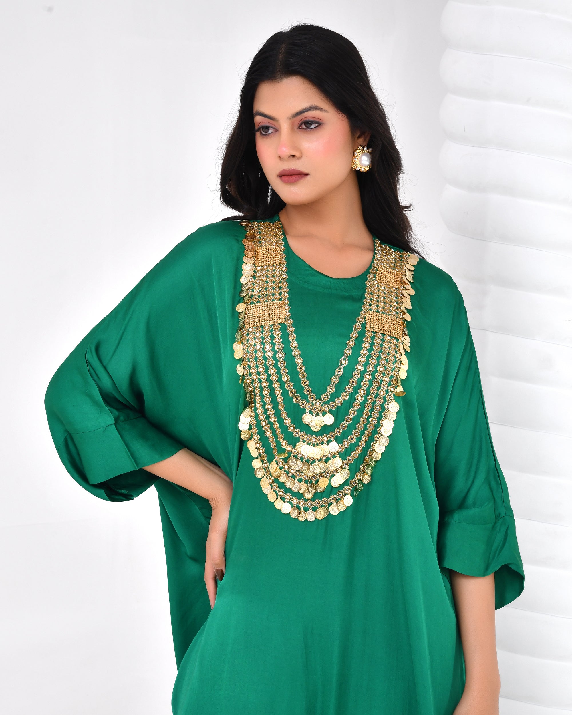 Emerald Noor Kaftan Set