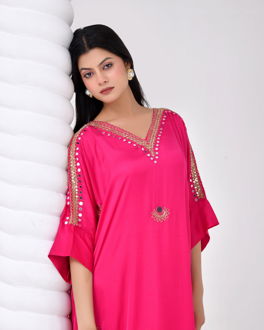 Rani Noor Mirror Embellished Dress
