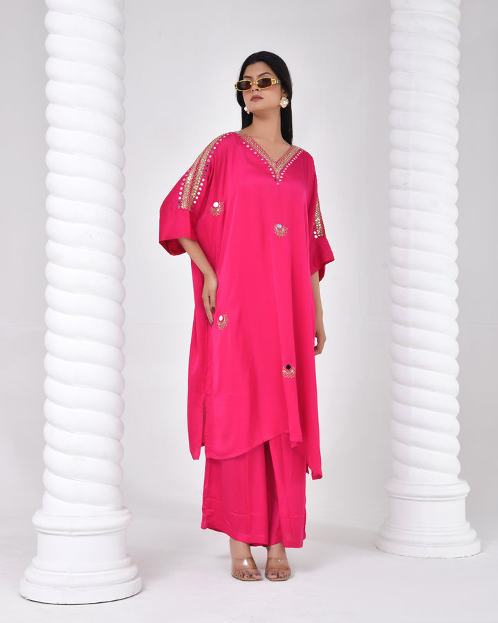 Rani Noor Mirror Embellished Dress