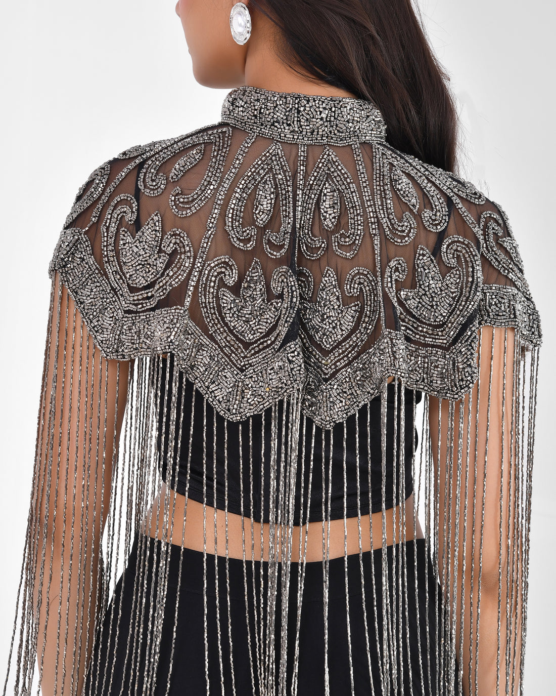 Mercury Swan Fringe Cape
