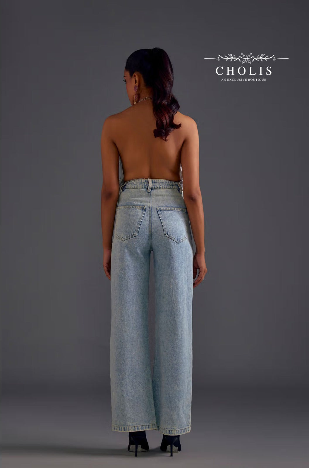 Shimmer Night Halter Top