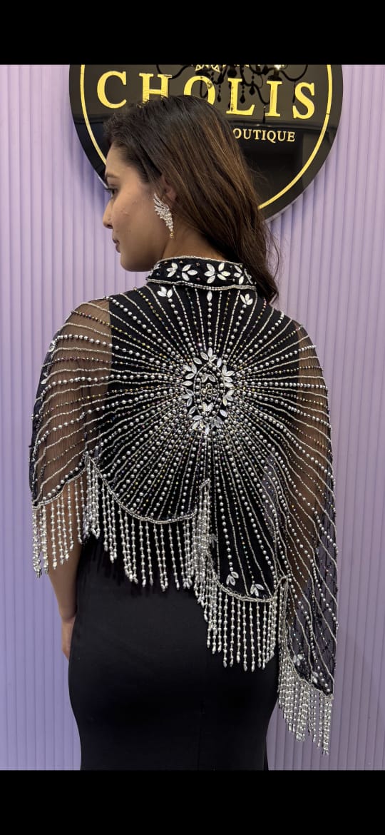 Diamond Long Butterfly Cape