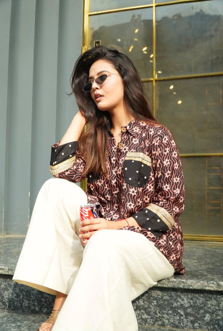 Bloom Linen Kurta Set