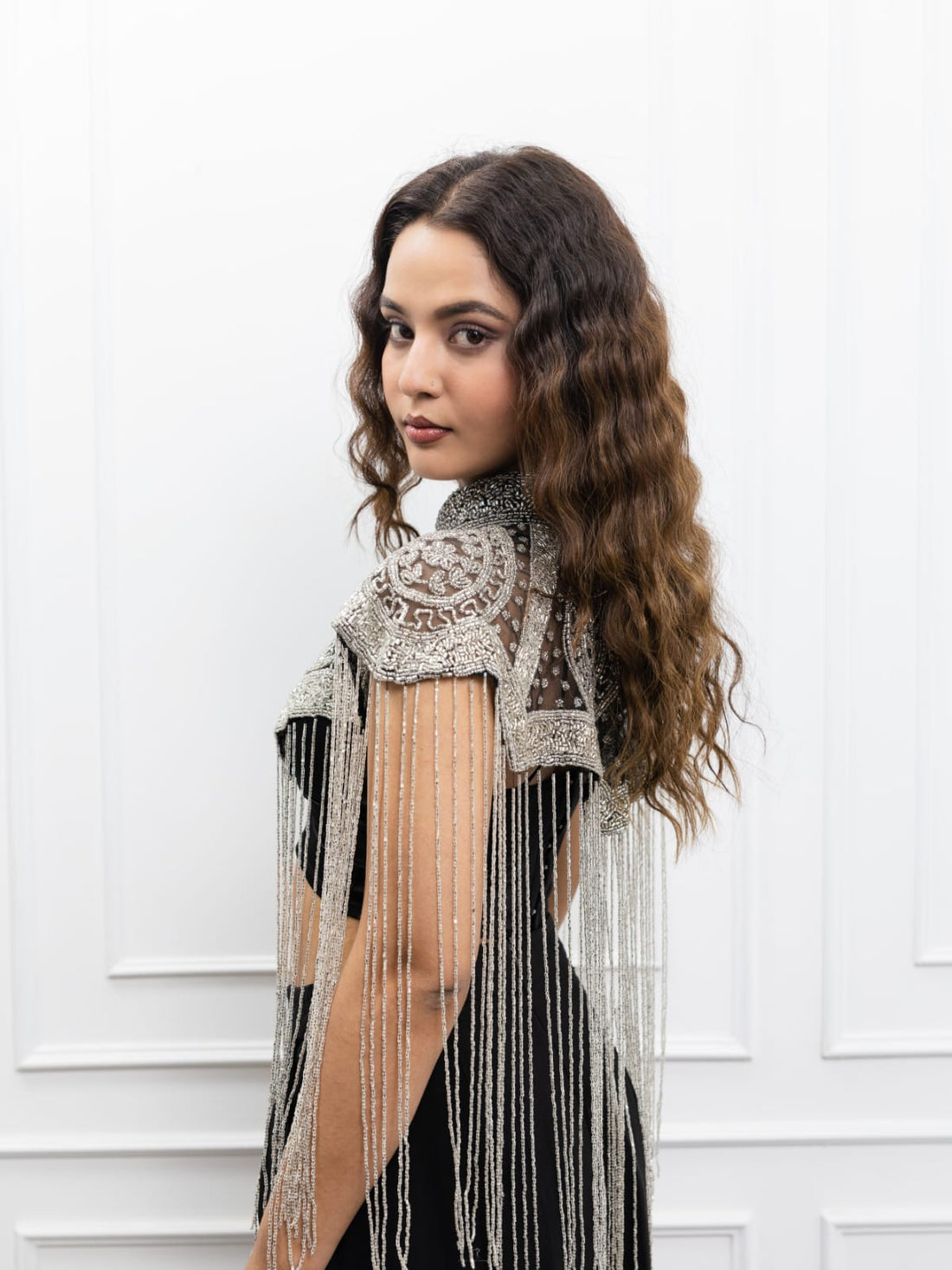 Moonlight Silver tubelight cape