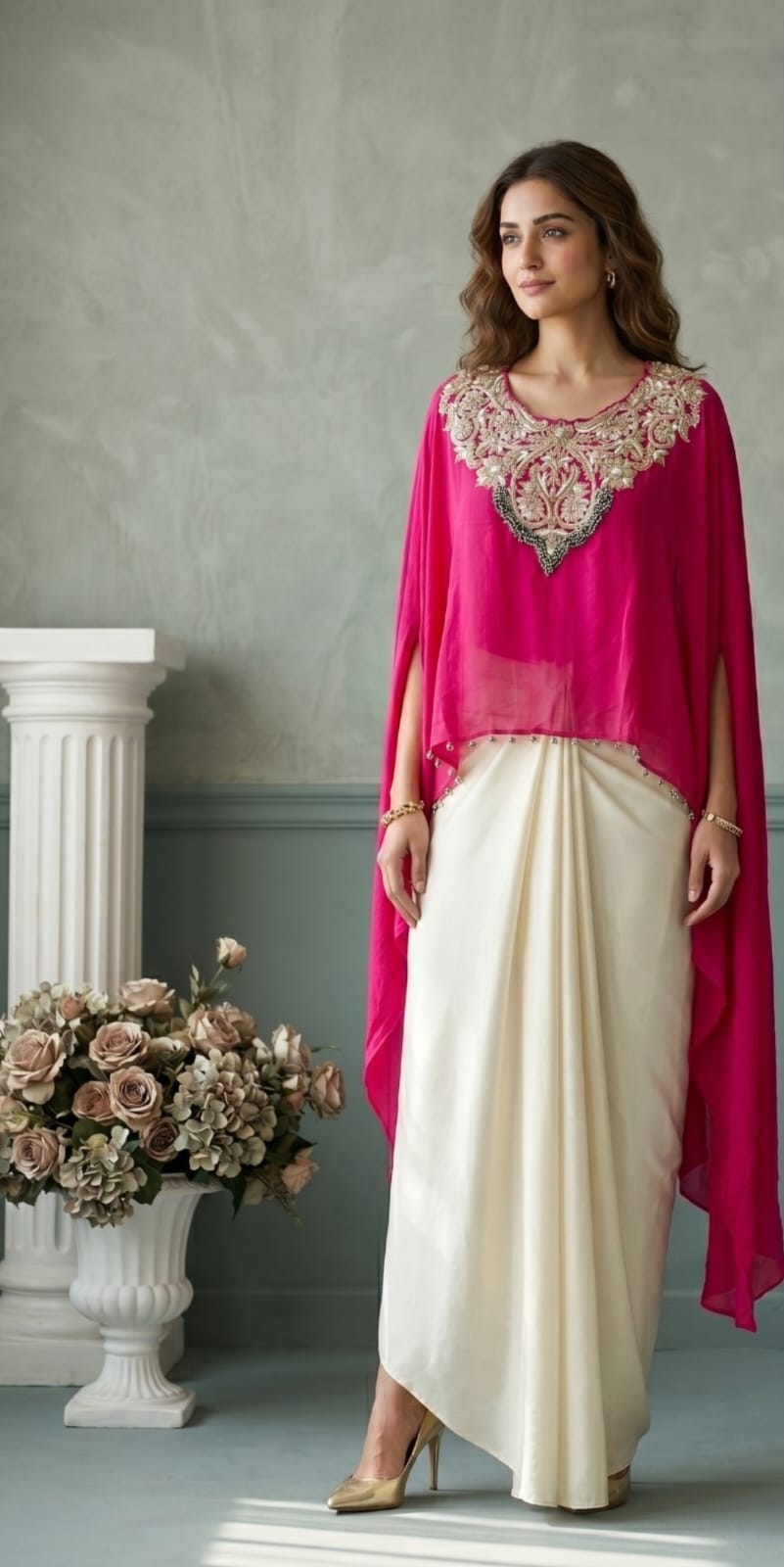 Pink Opulence Drape Co-ord