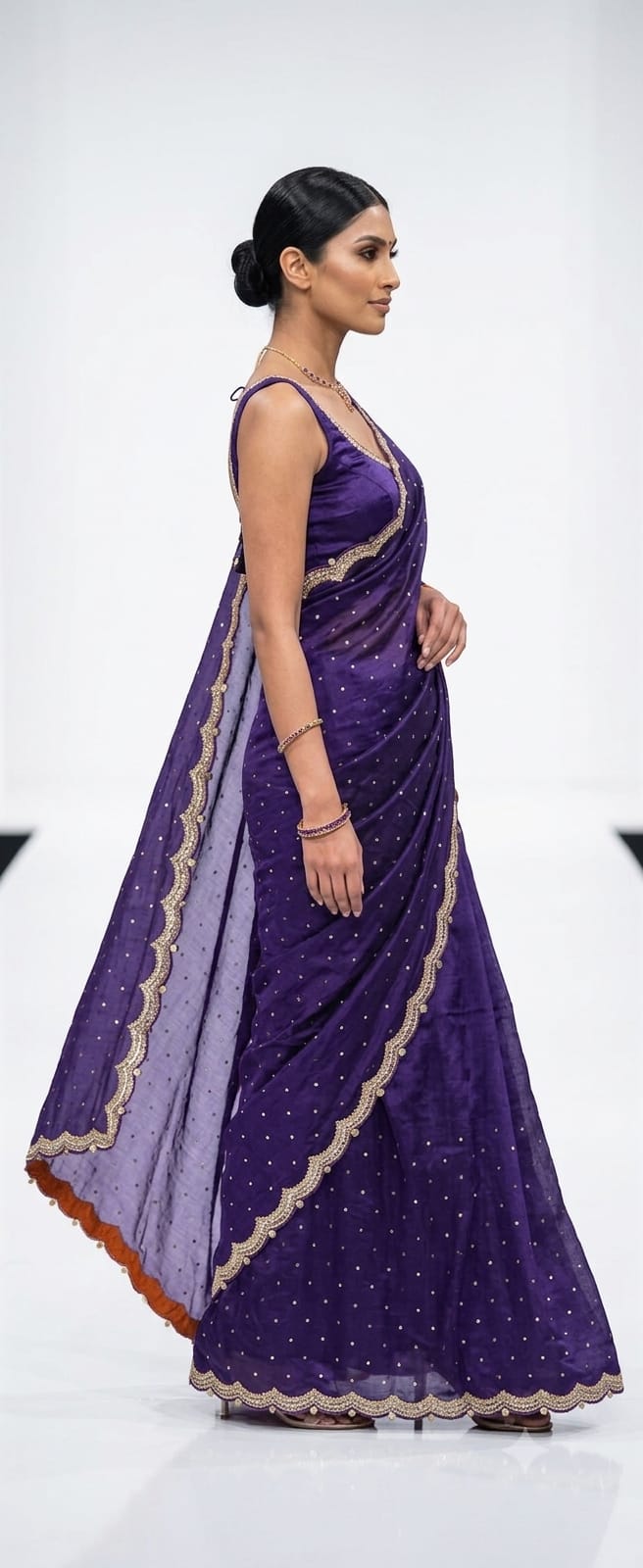 Regal Amethyst Saree