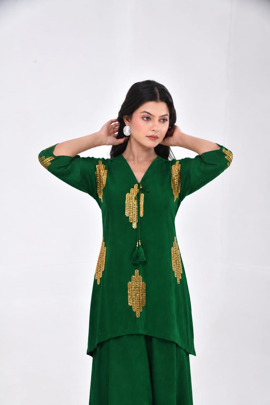 Emerald Luxe Kurta  Set