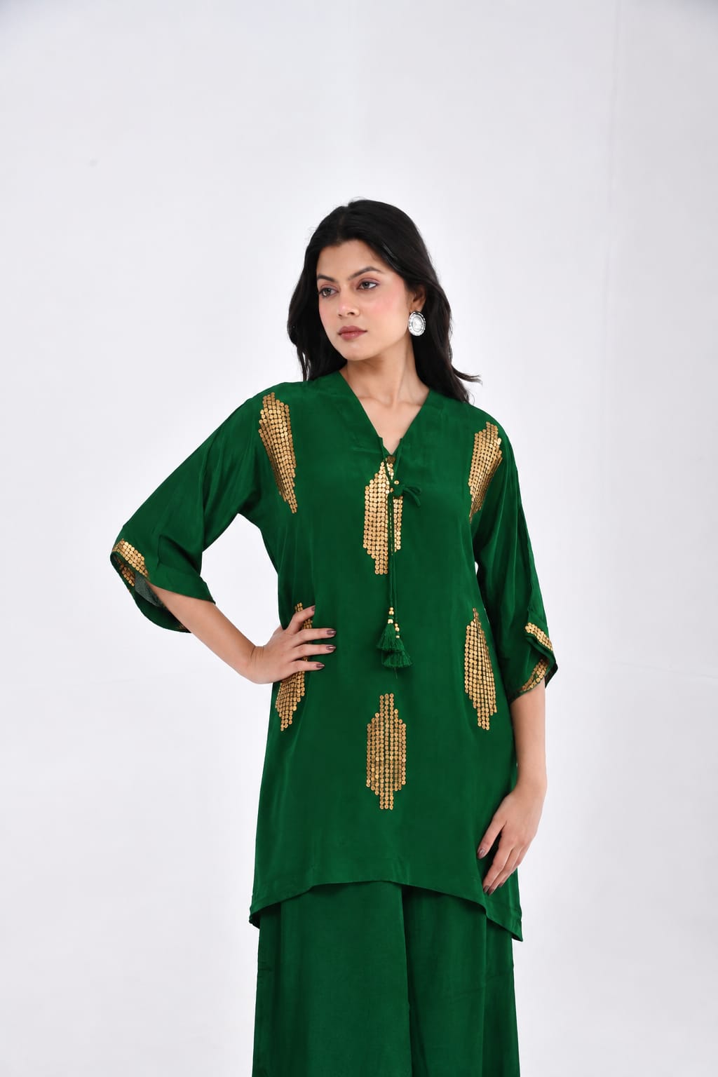 Emerald Luxe Kurta  Set