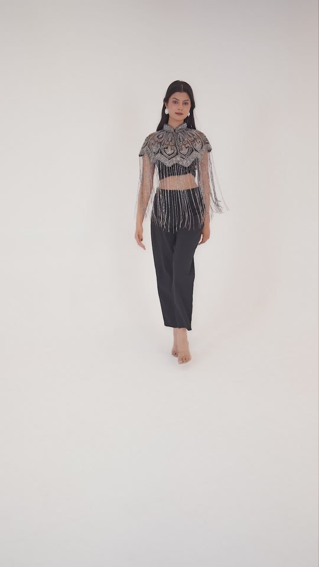Mercury Swan Fringe Cape