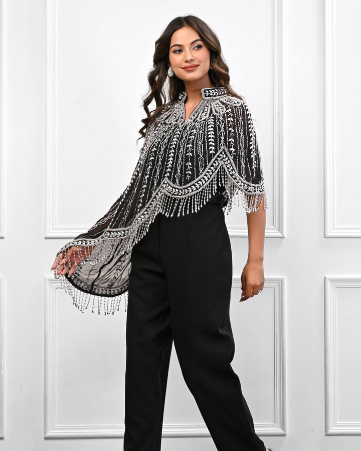 Silver Butterfly Cape