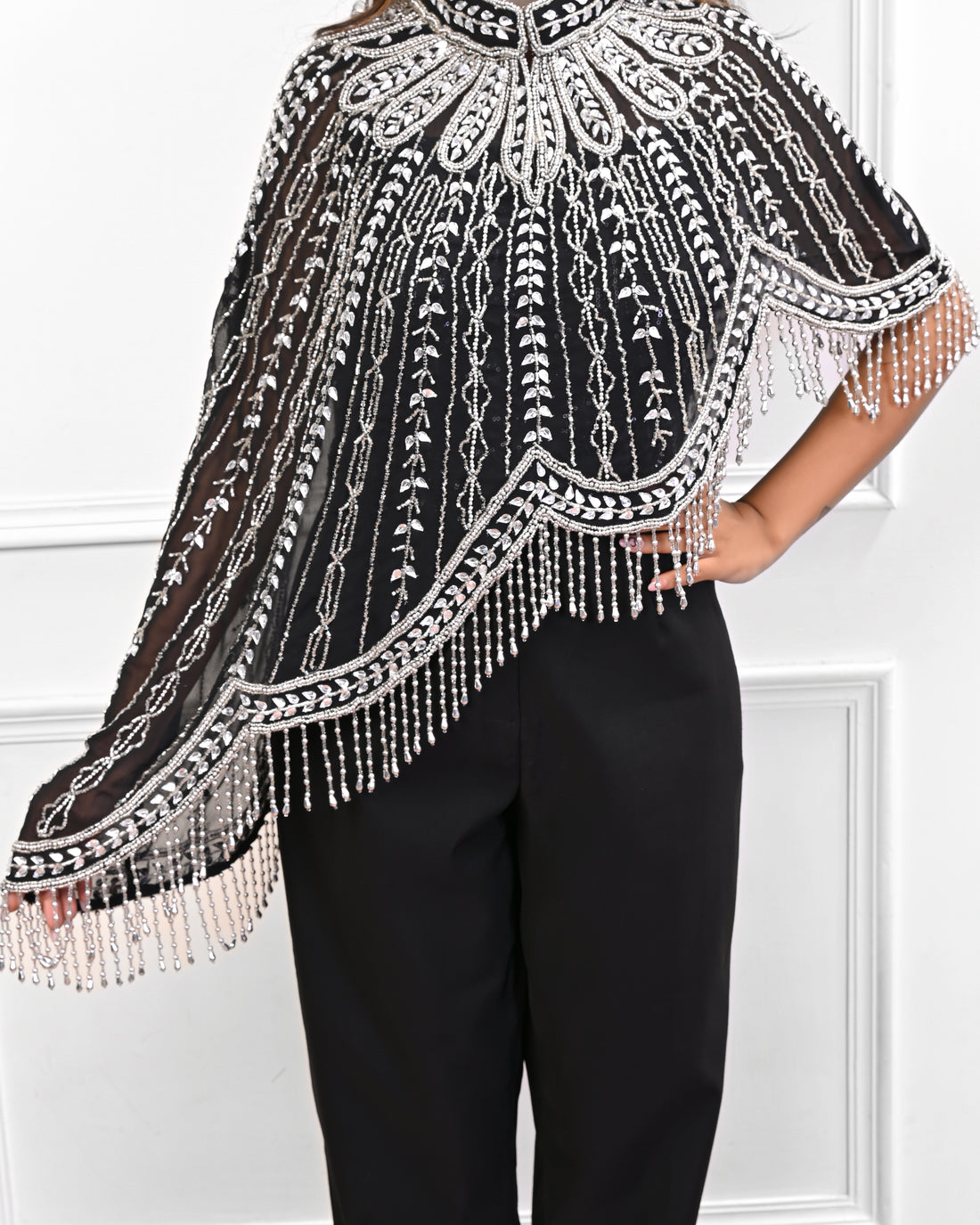Silver Butterfly Cape
