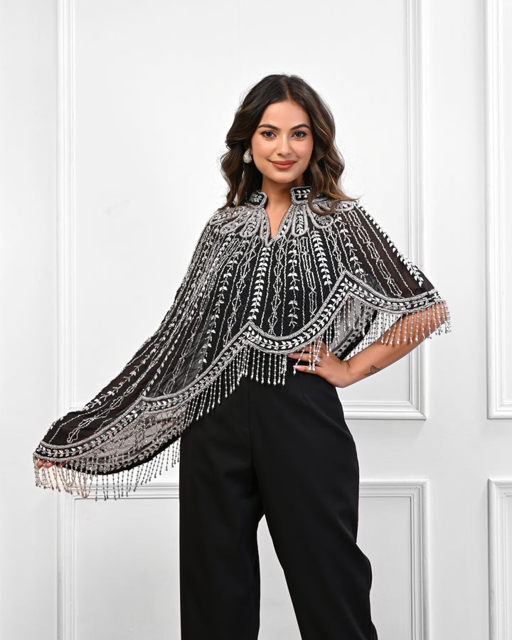 Silver Butterfly Cape